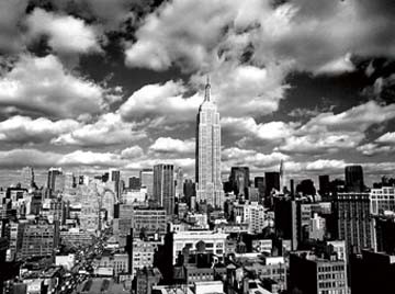 Henri Silberman, Sky over Manhatten (Fotographie, Photokunst, Fotokunst, Städte&Gebäude, Architektur, Straße, Büro, Business)
