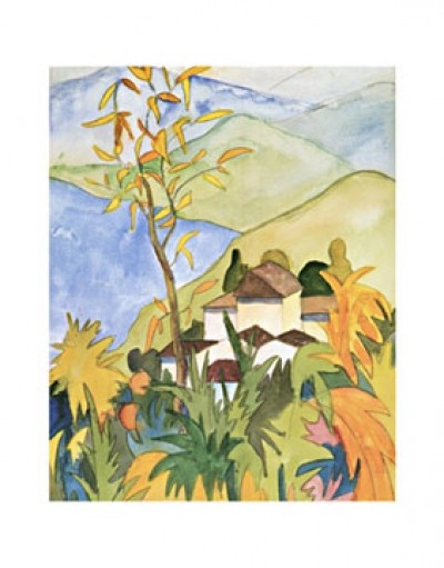 Hermann Hesse, Dorf über dem See (Expressionismus, Soziale Einrichtungen, Landschaften)
