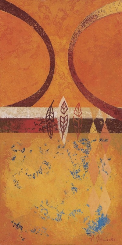 Astrid Heinecke, Canicula II (Abstrakt, abstrakte Malerei, Moderne, abstrakte Muster, geometrische Formen,  Farbfelder, Wohnzimmer, Büro)
