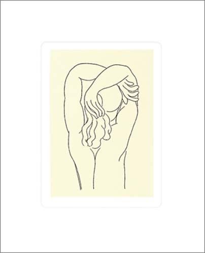 Henri Matisse, Hommage - quelle soie aux ..., 1932 (Büttenpapier) (Zeichnung, Rückenakt, nackte Frau, Klassische Moderne, Wohnzimmer, Treppenhaus, Schlafzimmer, schwarz/weiß)