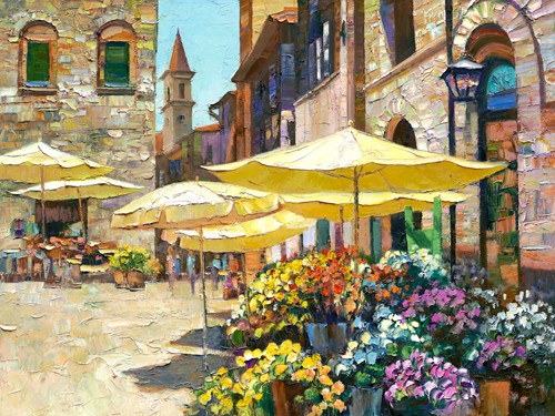 Howard Behrens, Sienna Flower Market