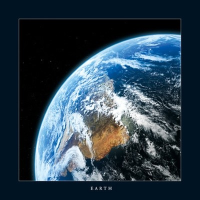 Hubble-Nasa, Earth 2 (Photokunst, Wunschgröße, Welt, Erde, Kugel)