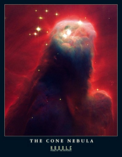 Hubble-Nasa, The Cone Nebula (Photokunst, Wunschgröße,  Welt, Erde, All, Sterne, Planeten)
