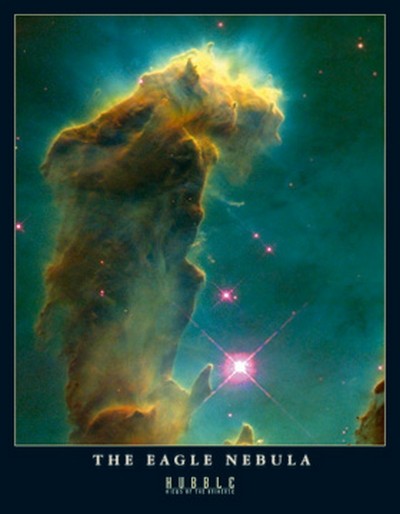 Hubble-Nasa, The Eagle Nebula (Photokunst, Wunschgröße, Welt, Erde, All, Sterne, Planeten)