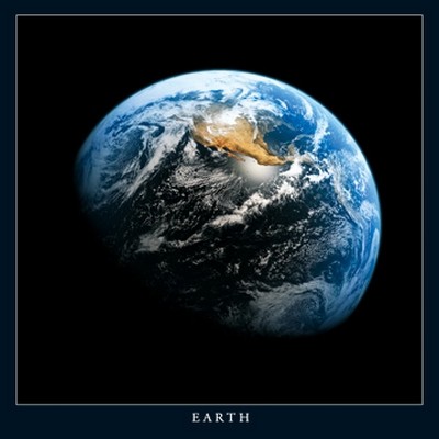 Hubble-Nasa, Earth 1 (Photokunst, Wunschgröße, Welt, Erde, Kugel)