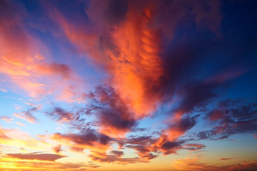 Peter Hillert, Sunset I (Sonnenuntergang, Himmel, Stimmung, Wolken, Fotografie, Wunschgröße, Wohnzimmer, Arztpraxis)