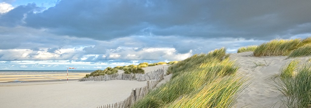 Georges-Félix Cohen, Vue sur la mer IV (Meeresbrise, Meer, Düne, Dünengras, Ruhe, Strand, Sand,   Urlaub, Erholung, Badezimmer, Treppenhaus, Arztpraxis, Wunschgröße, Fotografie, bunt)