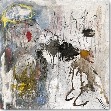 Thomas Reinhold - PUNK, Heiliger Schwan (Abstrakte Kunst, moderne Malerei, abstrakte Muster, Strukturen, Wohnzimmer, Büro, Wunschgröße, bunt)