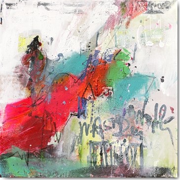 Thomas Reinhold - PUNK, Was Du wolle (Abstrakte Kunst, moderne Malerei, abstrakte Muster, Strukturen, Wohnzimmer, Büro, Wunschgröße, bunt)