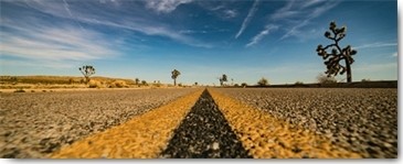 Tom Lichtenwalter, Joshua (Landschaft, Straße, Endlosigkeit, Natur, Trockenheit, Hitze, Horizont, Fotografie, Wohnzimmer, Arztpraxis, Treppenhaus, Wunschgröße, bunt)