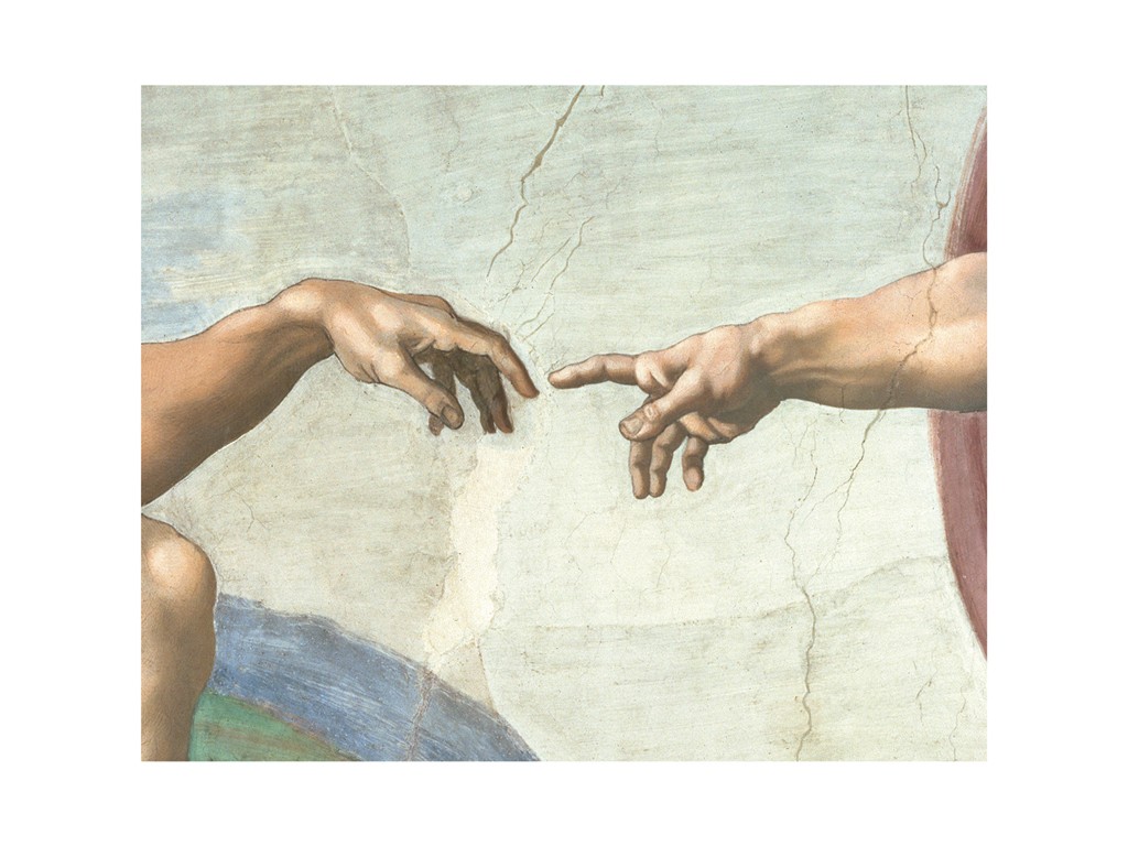 Michelangelo, Die Erschaffung des Adams (Detai..247765