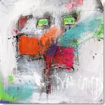 Thomas Reinhold - PUNK, Na und (Abstrakte Kunst, moderne Malerei, abstrakte Muster, Strukturen, Wohnzimmer, Büro, Wunschgröße, bunt)