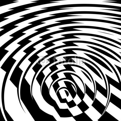 imagewell10, abstract geometrical image in op art style (runde, kreis, spiralförmig, abstrakt, kunst, hintergrund, geometrie, verzerren, verkrümmen, schwarz, weiß, op, blickwinkel, focus, zeichnung, grafik, schlafmittel, illusion, abbildung, mustern, perception, pop, halluzinogen, kontrast, kühl, entwerfe)