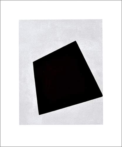 Iwan Klijun, Untitled, 1917 (black) (Büttenpapier) (Klassische Moderne, Malerei, Abstrakt, Minimalismus, geometrische Formen, Raute, Wohnzimmer, Treppenhaus, Büro, Business, schwarz/weiß)