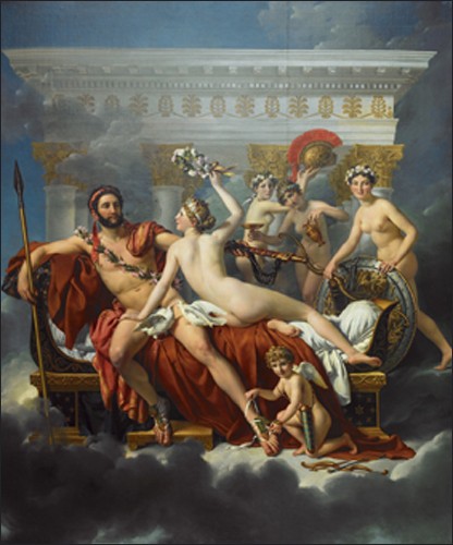 Jacques-Louis DAVID, Mars dsarm par Vnus