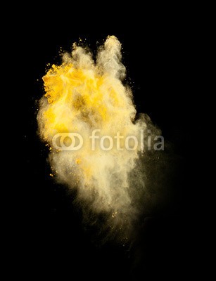 Jag_cz, colored dust (verfärbt, bunt, gelb, isoliert, abstrakt, schwarz, kreativ, weiß, gischt, staub, textur, esche, explodiert, explosion, hintergrund, malen, platsch, spritzer, close-up, wolken, tapete, verdammt, nieman)