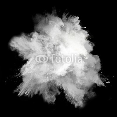 Jag_cz, White dust (verfärbt, bunt, isoliert, abstrakt, schwarz, kreativ, weiß, gischt, staub, textur, esche, explodiert, explosion, hintergrund, malen, tinte, platsch, spritzer, close-up, wolken, tapete, verdammt, nieman)