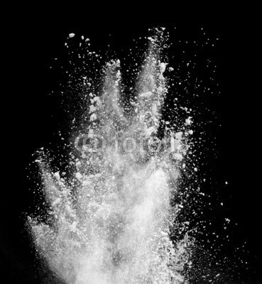 Jag_cz, White dust (verfärbt, bunt, isoliert, abstrakt, schwarz, kreativ, weiß, gischt, staub, textur, esche, explodiert, explosion, hintergrund, malen, tinte, platsch, spritzer, close-up, wolken, tapete, verdammt, nieman)
