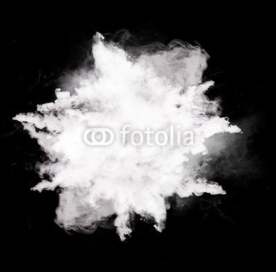 Jag_cz, White dust (verfärbt, bunt, isoliert, abstrakt, schwarz, runde, sphäre, kreativ, weiß, gischt, staub, textur, esche, explodiert, explosion, hintergrund, malen, tinte, platsch, spritzer, close-up, wolken, tapete, verdammt, nieman)