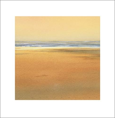 Jan Groenhart, Adagio, 2000 (Landschaft, Meer, Wellen, Strand, Sand, Weite, Horizont, Wohnzimmer, Arztpraxis, Schlafzimmer, zeitgenössisch, Malerei, Meeresbrise, bunt)