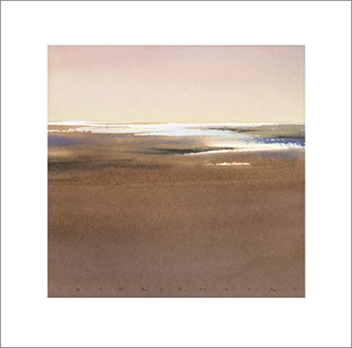 Jan Groenhart, Ouverture, 2000 (Landschaft, Meer, Wellen, Strand, Sand, Weite, Horizont, Wohnzimmer, Arztpraxis, Schlafzimmer, zeitgenössisch, Malerei, Meeresbrise, bunt)