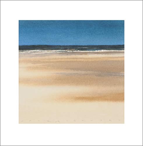 Jan Groenhart, Schier, 2000 (Landschaft, Meer, Küste, Strand, Sand, Weite, Horizont, Wohnzimmer, Arztpraxis, Schlafzimmer, zeitgenössisch, Malerei, Meeresbrise, bunt)