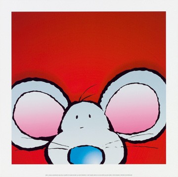 Jean Paul Courtsey, Mouse (Kinderwelten, Comic, Maus, Tier, Mäuseohren, lustig,  Kinderzimmer, Kindergarten, Hort)