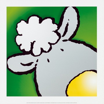 Jean Paul Courtsey, Sheep (Kinderwelten, Comic, Schaf,  Tier, lustig,  Kinderzimmer, Kindergarten, Hort)