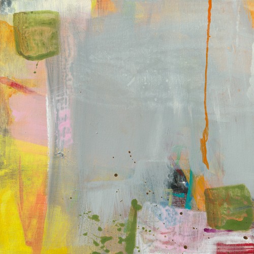 Jenny Schäfer, Konzept (Abstrakte Kunst, abstrakte Malerei, Farbflächen, Wischspuren, Muster, Wunschgröße, Wohnzimmer, Treppenhaus, Büro, bunt)