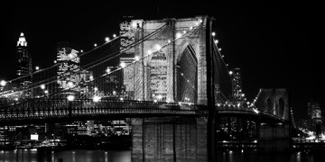 Jet Love, Brooklyn Bridge at Night, 1982 (Städte)