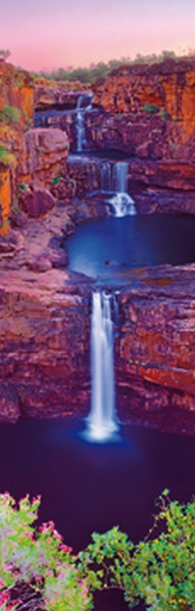 John Xiong, Mitchell falls (Photokunst, Wunschgröße, Australien, National Park, Landschaften, Felsen, Wasserfall, Kaskaden,   Wohnzimmer, Treppenhaus, bunt)