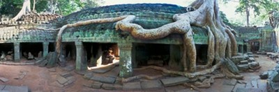 John Xiong, Timeless temple (Photokunst, Wunschgröße, Architektur, Kambodscha, historisch, Tempel, Wurzel, überwuchern,  Wohnzimmer,)