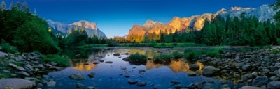 John Xiong, Yosemite (Photokunst, Wunschgröße, Landschaften, Sierra Nevada, Kalifornien, Nationalpark, Berge, Flussbett, Wohnzimmer,)