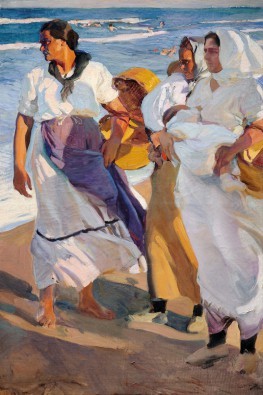 Joaquin Sorolla, Die Fischerfrauen von Valencia (Impressionismus)