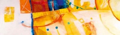 Jürgen Habedank, Lebensfries I (Abstrakt, Abstrakte Malerei, Muster, Ornamente, modern, zeitgenössisch, Wohnzimmer, Büro, Business, Wunschgröße, bunt)