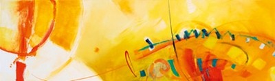 Jürgen Habedank, Lebensfries II (Abstrakt, Abstrakte Malerei, Muster, Ornamente, modern, zeitgenössisch, Wohnzimmer, Büro, Business, Wunschgröße, bunt)