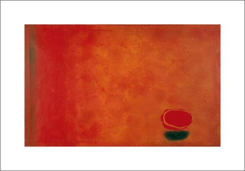 Jürgen Wegner, Untitled, 1994 (Büttenpapier) (Büro,Abstrakt,orange,Modern,Wohnzimmer,Malerei,Meditation)