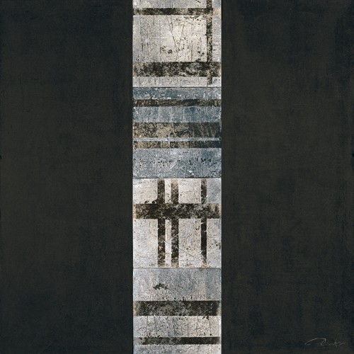 Karin Planker, Composition I (Wunschgröße, Abstrakt, Muster, Abstrakte Malerei, modern, Farbfelder, Business, Büro, Wohnzimmer, schwarz/weiß)