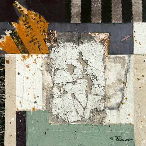 Karin Planker, Spring I (Wunschgröße, Abstrakt, modern, geometrische Muster, Abstrakte Malerei, Farbfelder, Collage, Business, Büro, Wohnzimmer, bunt)