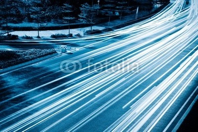 kalafoto, light trails (Büro,Flur,Lichteffekte,Fotokunst,Städte,Großstadtverkehr)