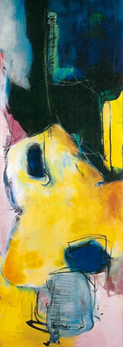 Karl Striebel, Cello 1 (Musikinstrument, Abstrakt, Wunschgröße, Abstrakte Malerei, Büro, Business, Wohnzimmer, Abstrakt, Modern)