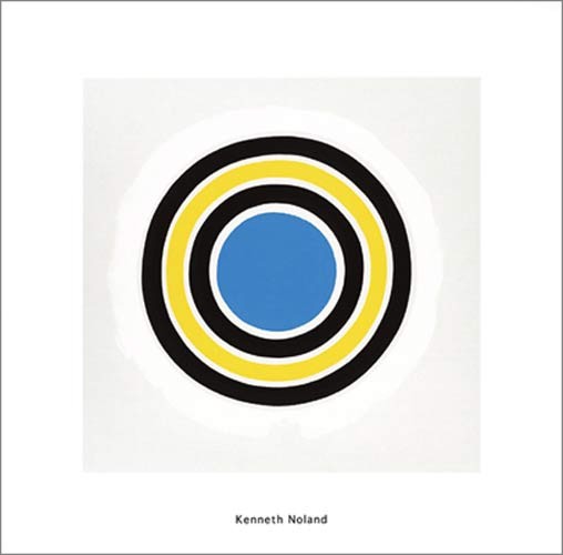 Kenneth NOLAND, Virginia Site, 1959 (Kreise, Scheiben, Zentrum, Fokus, Mittelpunkt, geometrische Form, abstrakt, Malerei, Wohnzimmer, Büro, Business, blau/schwarz/gelb)