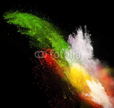 Kesu, launched colorful powder (staub, wolken, schwarz, rauch, weiß, isoliert, rauchen, explodieren, abstrakt, masse, verfärbt, bunt, ausgeschnitten, kosmisch, glühend, amphetamine, gelb, hintergrund, blau, smog, kreativ, sphäre, kosmos, gas, giftig, textur, entwerfen, schnit)