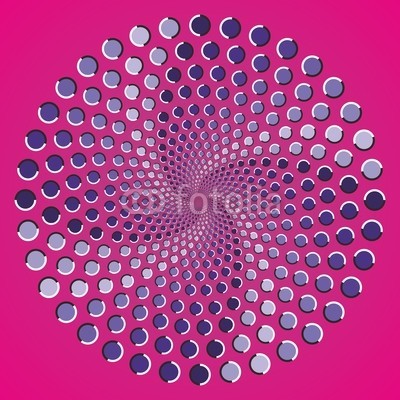 keytoken, Optical illusion ellipse color points (ellipsen, energie, arbeiten, canvas, optisch, coloured, panorama, canvas, illusion, wand, drucken, wirbe)