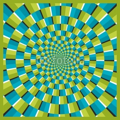 keytoken, Optical illusion ellipse frame 04 (viereck, ellipsen, energie, arbeiten, canvas, optisch, coloured, panorama, canvas, illusion, wand, drucken, wirbel, welle, empfinden, grün, türkis, blau, rahme)