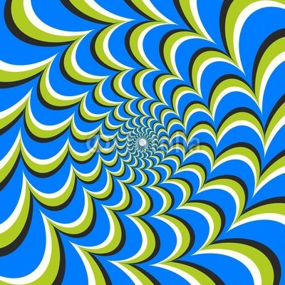 keytoken, Optical illusion ellipse swirl (ellipsen, energie, arbeiten, canvas, optisch, coloured, panorama, canvas, illusion, wand, drucken, wirbel, bla)