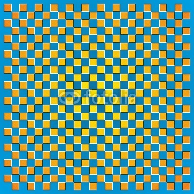 keytoken, Optical illusion square borders (viereck, rahmen, energie, arbeiten, canvas, optisch, coloured, panorama, canvas, illusion, wand, drucken, könige, well)