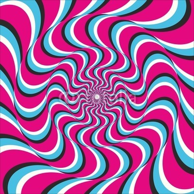 keytoken, Optical illusion ellipse wave (ellipsen, energie, arbeiten, canvas, optisch, coloured, panorama, canvas, illusion, wand, drucken, wirbel, welle, blau, rosa, empfinde)