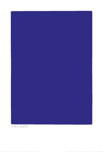 Yves Klein, IKB 73, Monoblau (Klassische Moderne, Malerei, Abstrakt, Nouveau Réalisme, Minimalismus, geometrische Form, Rechteck, monochrom, Wohnzimmmer, Büro, blau)