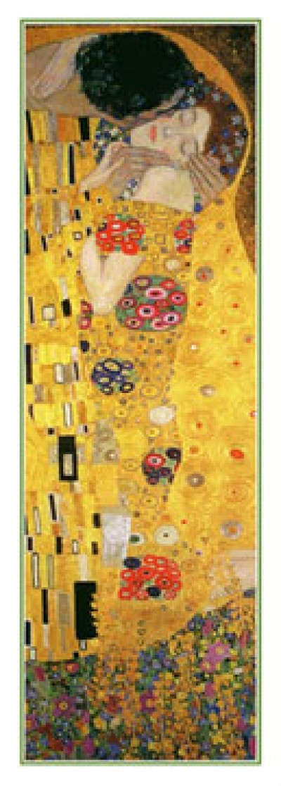 Gustav Klimt, Der Kuss (Klassische Moderne,dekorativ, Jugendstil, Eros&People, Frau, Mann, Umarmung, Erotik, Ornamente, geometrische Formen, bunt, Wohnzimmer,Treppenhaus, Schlafzimmer, Malerei)